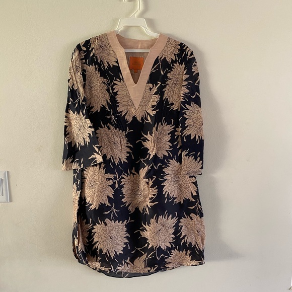 Olga Kapustina Chrysanthenum Dress (black) - Picture 3 of 5